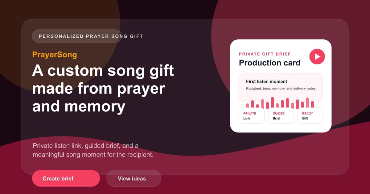PrayerSong gift preview